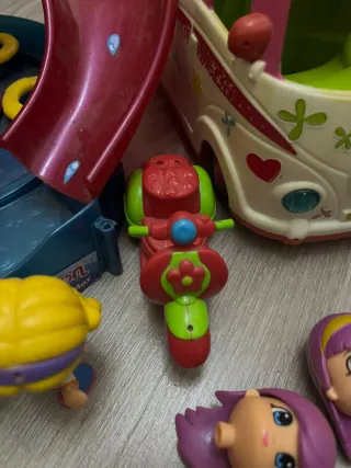 Lote Pinypon: Furgoneta, Moto y Figuras