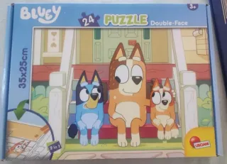 Lote de puzzles de Bluey nuevos sin estrenar.