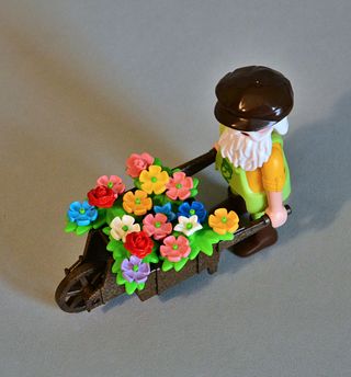 Playmobil Jardinero Lechuza con Flores