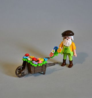 Playmobil Jardinero Lechuza con Flores