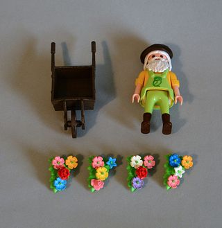 Playmobil Jardinero Lechuza con Flores