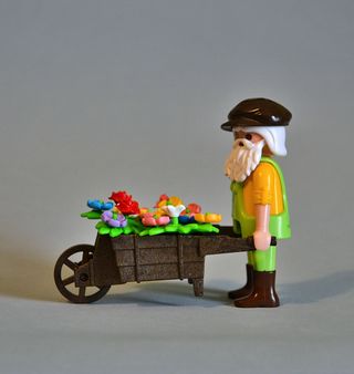 Playmobil Jardinero Lechuza con Flores
