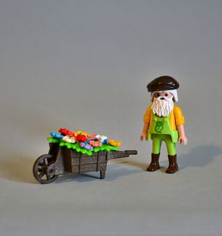 Playmobil Jardinero Lechuza con Flores