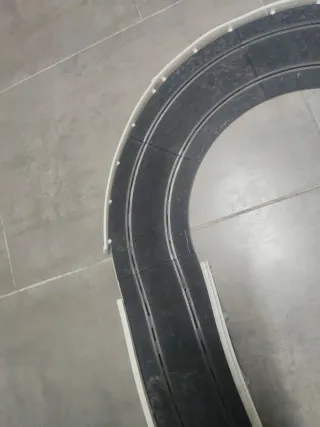 Scalextric circuito pista negra antigua