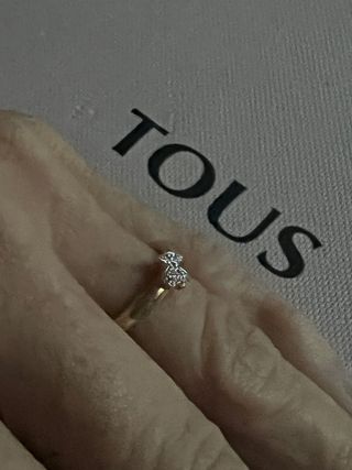 Anillo Tous Oro Diamantes CON CERTIFICADO