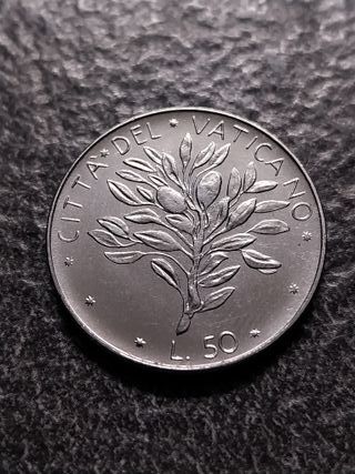 50 Lire Vaticano 1974 Papa Paolo VI