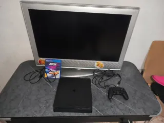 Ps4 Slim 850gb + TV + Mando Naco+ televisión grand