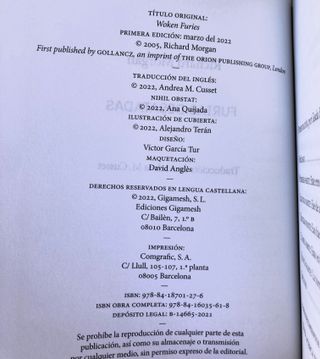 #740 Furias Desatadas (Carbono Modificado)