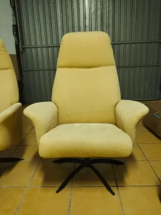 2 Poltrone HJORT KNUDSEN Reclinabili Beige