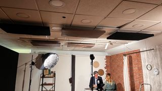 Paneles Acústicos Negros y Grises