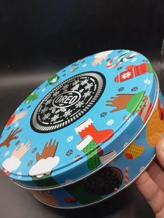 Scatola in latta Oreo Christmas Edition da collez