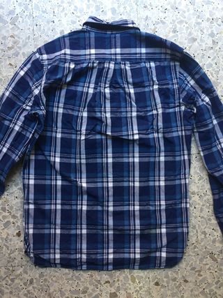 Camisa Levi's cuadros azul y blanco Talla M