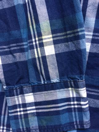 Camisa Levi's cuadros azul y blanco Talla M