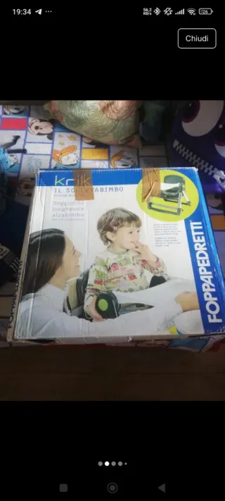 Seggiolino alzabimbo Krik Foppapedretti