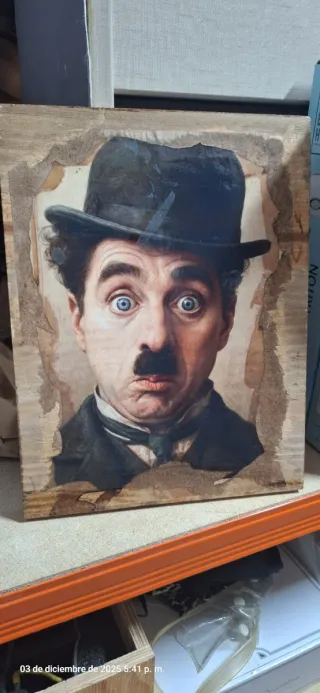 Cuadro Vintage Charlie Chaplin
