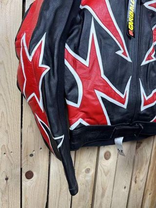 CHAQUETA T-M MOTO COMPETICION GARIBALDI ROJO 1