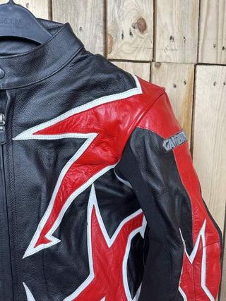 CHAQUETA T-M MOTO COMPETICION GARIBALDI ROJO 1