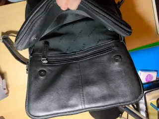 Mochila STILORD Negra Piel