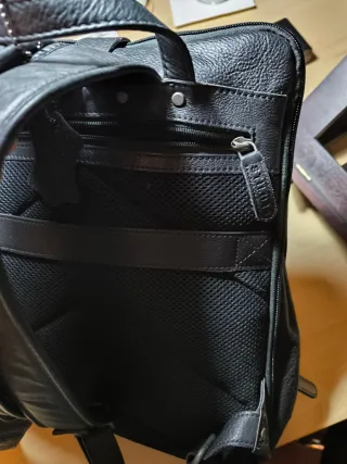 Mochila STILORD Negra Piel