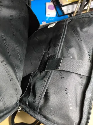 Mochila STILORD Negra Piel