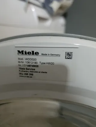 Lavadora Miele WDD020