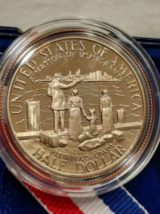 Moneda 1/2 Dólar Liberty 1986 USA