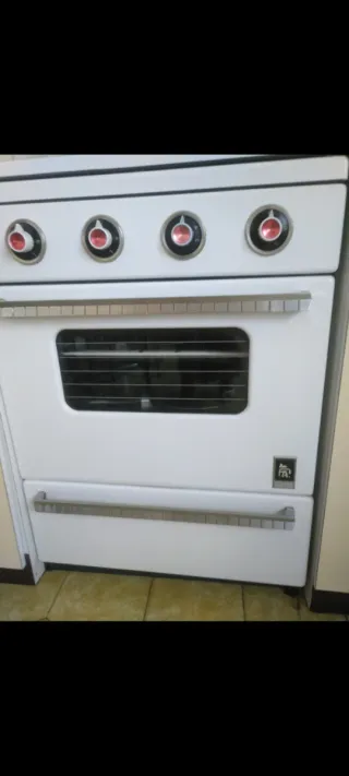 Cocina de gas con horno