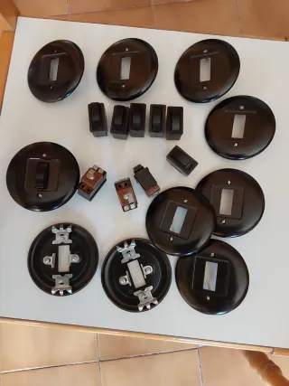 INTERRUPTORES ANTIGUOS NUEVOS SIN ESTRENAR