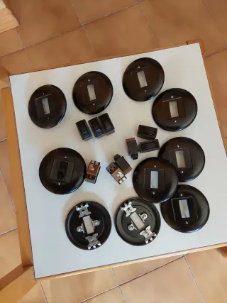 INTERRUPTORES ANTIGUOS NUEVOS SIN ESTRENAR