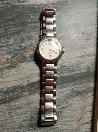 Reloj Lotus Plata y Blanco