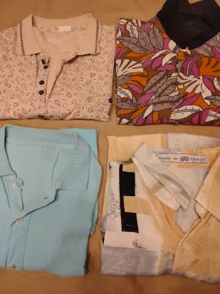 Camisas manga corta vintage