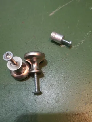 Lote 13 Tiradores Cajón Cristal y Metal