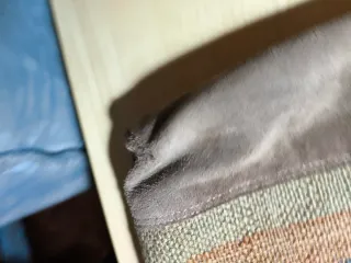 Bolso piel y lana multicolor