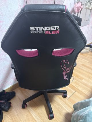Silla Gamer Rosa y Negra