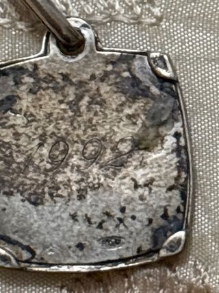 Pendente vintage personalizzato in argento