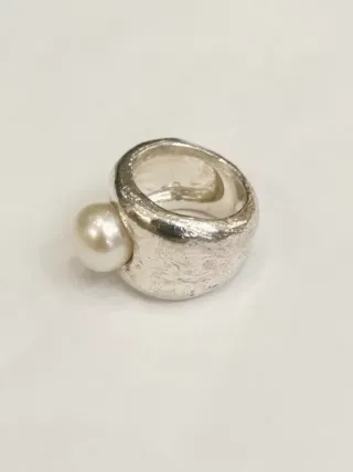 Anillo Tous Plata y perla