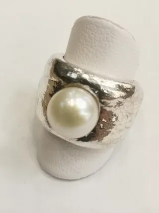 Anillo Tous Plata y perla