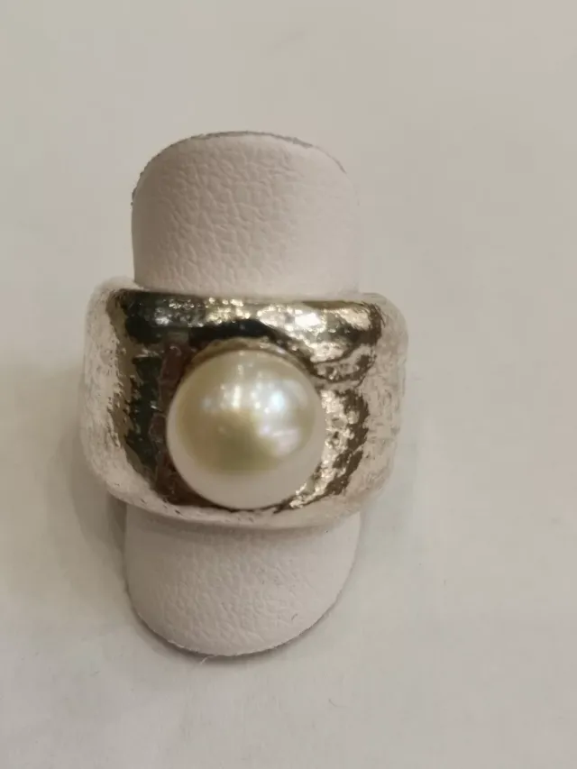 Anillo Tous Plata y perla