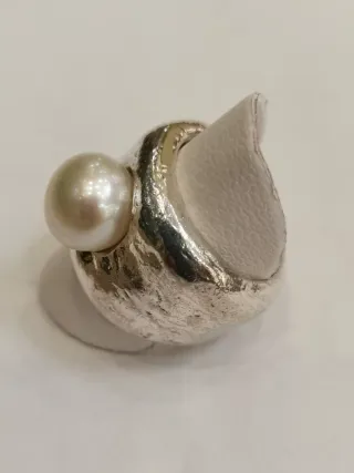 Anillo Tous Plata y perla
