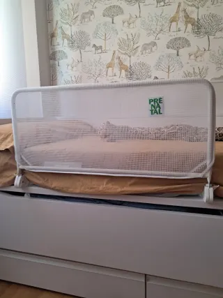 Barrera de Cama Prenatal Blanca