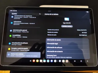 Samsung Galaxy Tab S10 FE + Funda original + Cajas