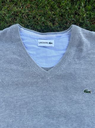 Jersey Lacoste Gris talla M