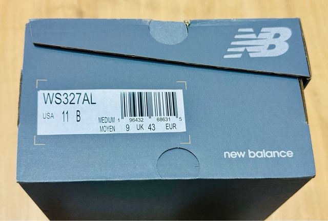 New Balance 327 Talla 43 Cuero Blancas Rosas