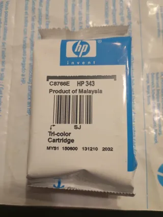 Cartucho HP 343 Tri-color C8766E