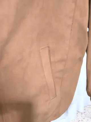 Chaqueta efecto ante