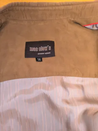 Chaqueta efecto ante