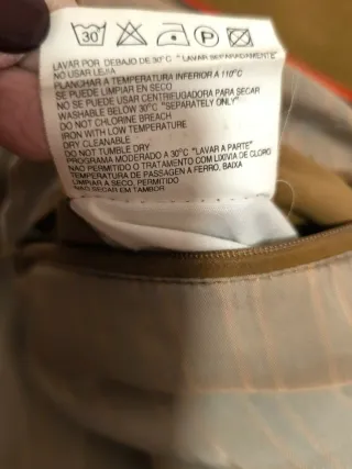 Chaqueta efecto ante