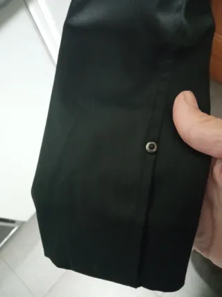 Chaqueta Stradivarius Negra Raso Mujer