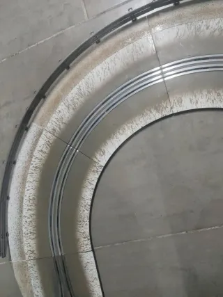 Scalextric curva superdeslizante pista negra