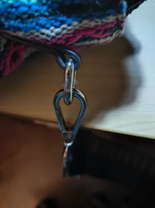 Bolso textil con correa